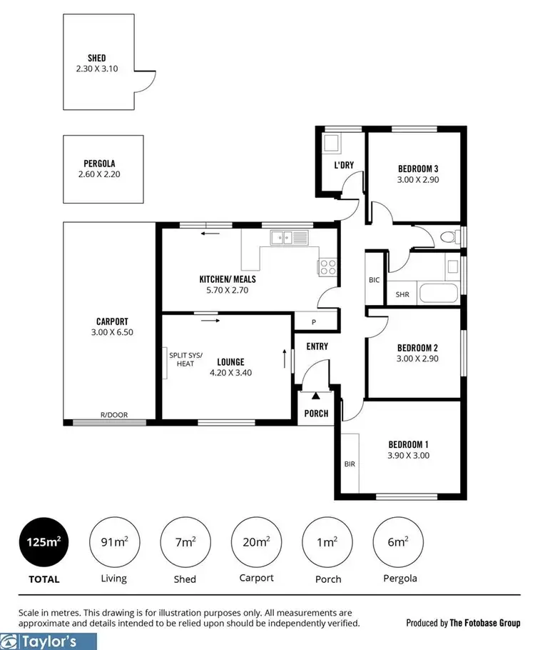 Floorplan of Homely unit listing, 5/30 Ceafield Road, Para Hills West SA 5096