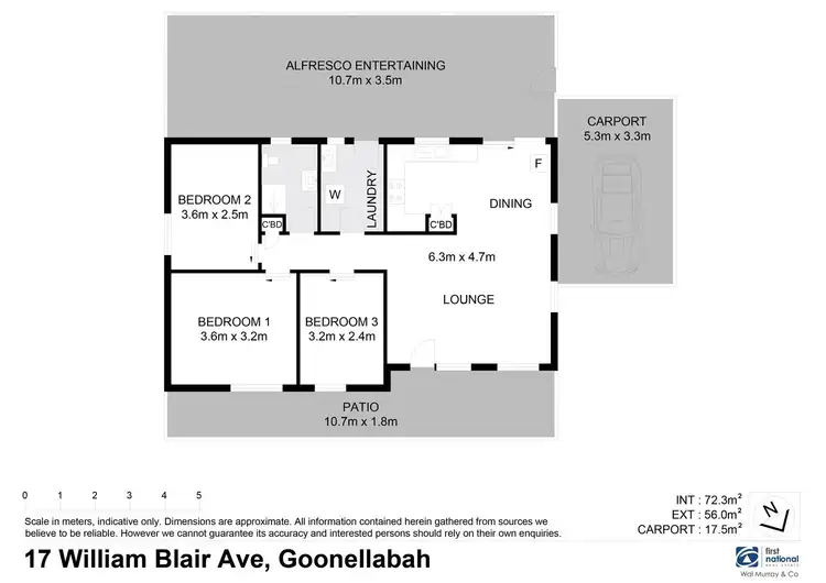 Floorplan of Homely house listing, 17 William Blair Avenue, Goonellabah NSW 2480
