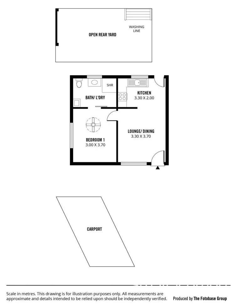Floorplan of Homely unit listing, 1/5 Church Street, Highgate SA 5063