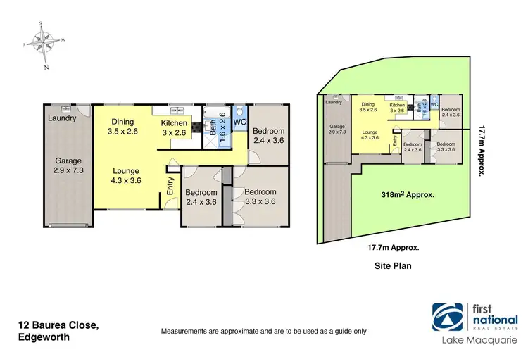 Floorplan of Homely house listing, 12 Baurea Close, Edgeworth NSW 2285