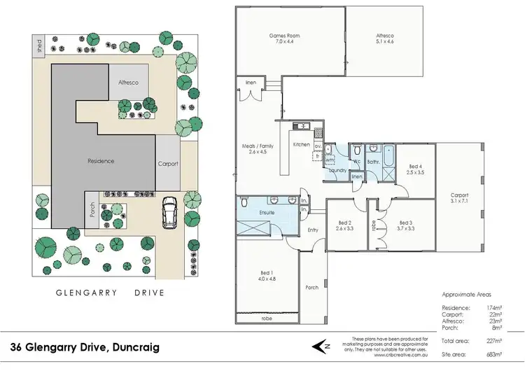 Floorplan of Homely house listing, 36 Glengarry Drive, Duncraig WA 6023