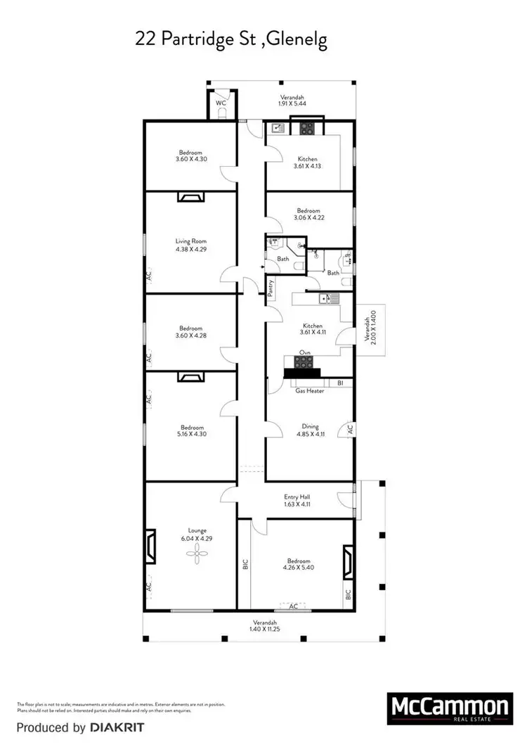 Floorplan of Homely house listing, 22 Partridge Street, Glenelg SA 5045