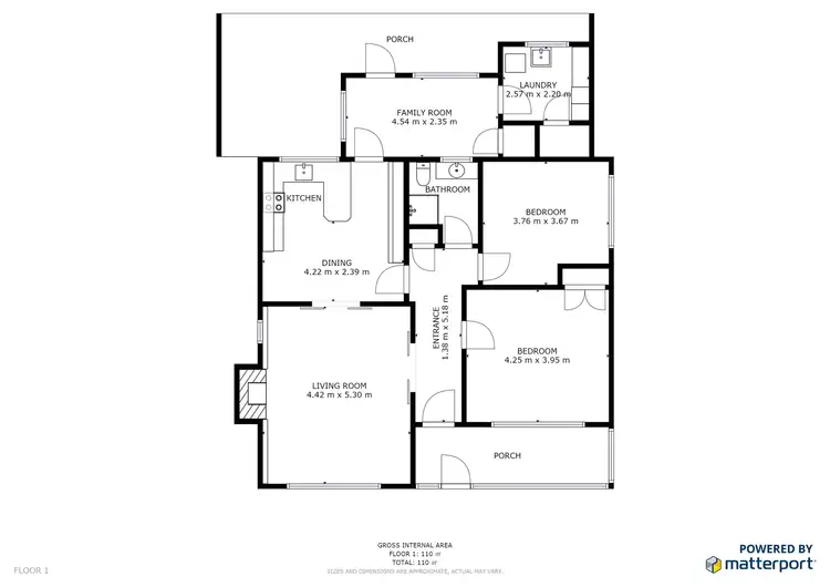 Floorplan of Homely house listing, 3 Floral Avenue, Mildura VIC 3500