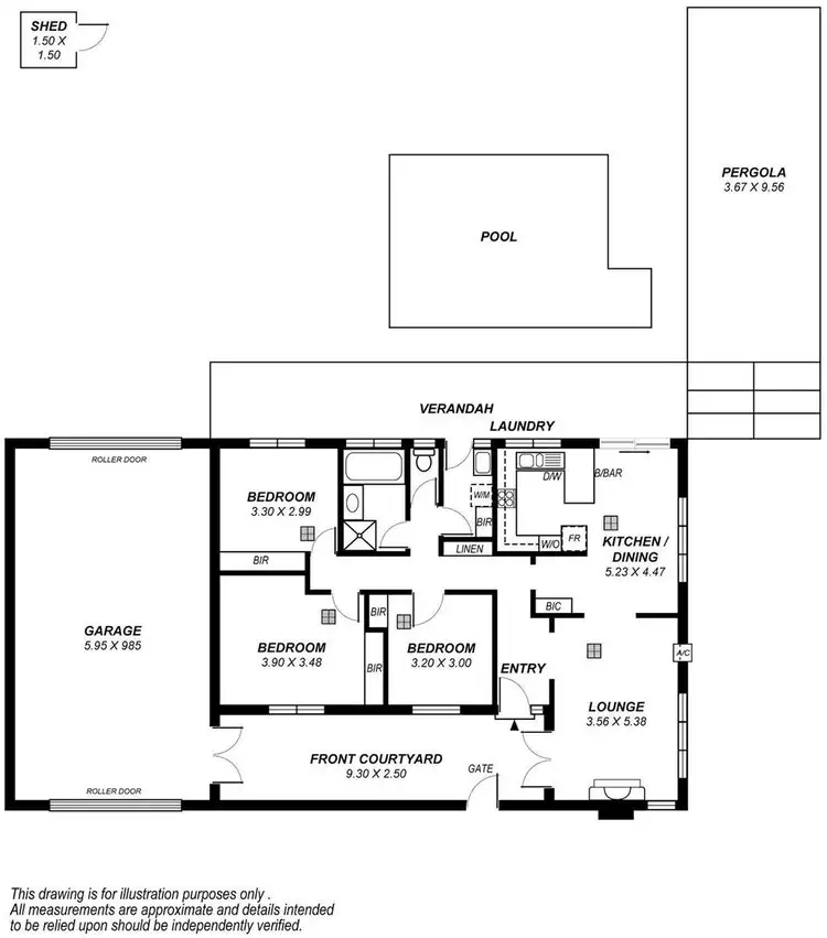 Floorplan of Homely house listing, 8 Kiah Crescent, Sheidow Park SA 5158