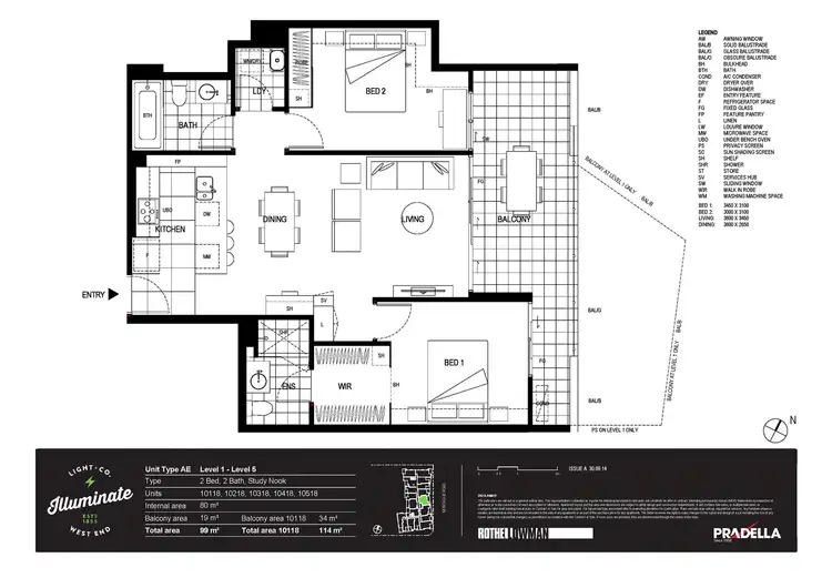 Floorplan of Homely apartment listing, 10418/321 Montague Road, West End QLD 4101
