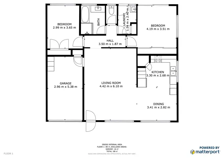 Floorplan of Homely house listing, 2/87 Treeview Drive, Burleigh Waters QLD 4220