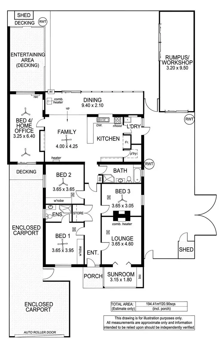 Floorplan of Homely house listing, 39 Wilton Avenue, Somerton Park SA 5044