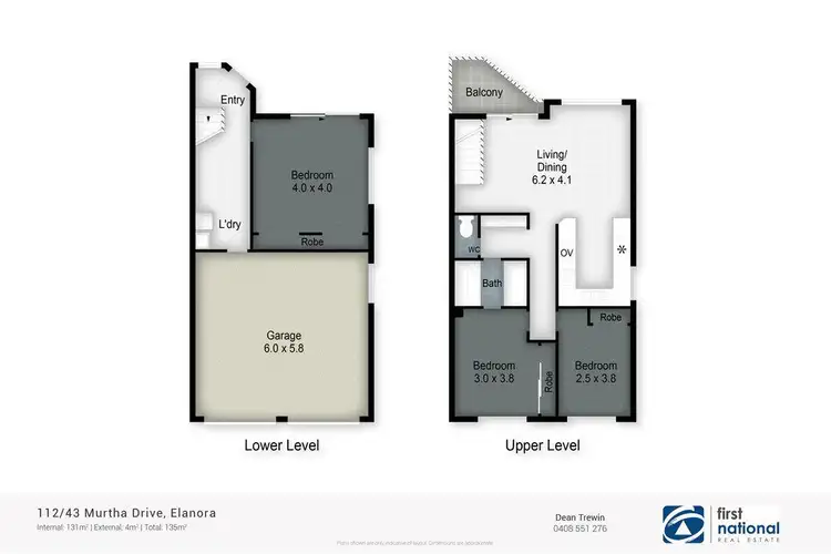 Floorplan of Homely townhouse listing, 112/43 Murtha Drive, Elanora QLD 4221