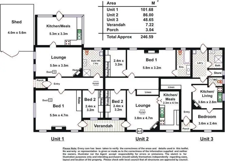Floorplan of Homely unit listing, 23 Sizer Street, Lower Mitcham SA 5062