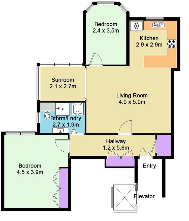 Floorplan of Homely apartment listing, 9/50 Wolfe Street, Newcastle NSW 2300