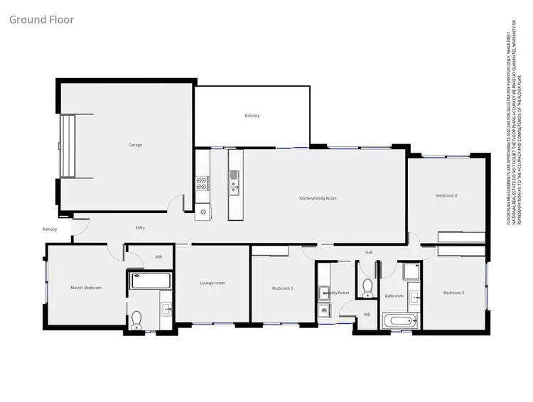 Floorplan of Homely house listing, 6 Craig Circuit, Leneva VIC 3691