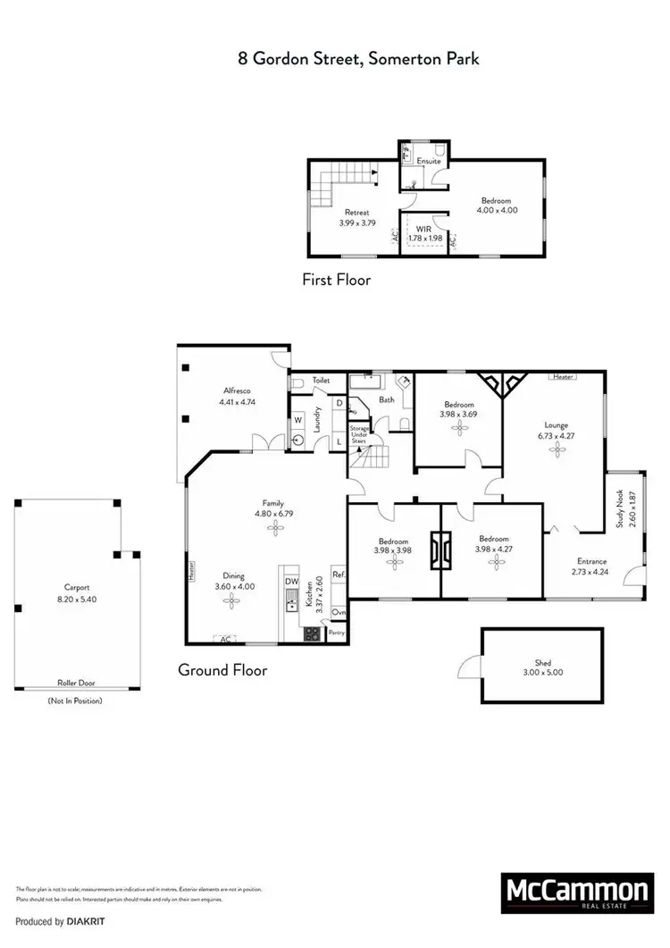 Floorplan of Homely house listing, 8 Gordon Street, Somerton Park SA 5044