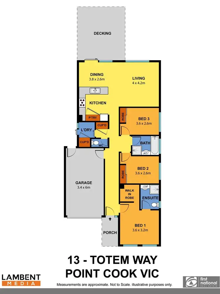 Floorplan of Homely house listing, No.13 Totem Way, Point Cook VIC 3030