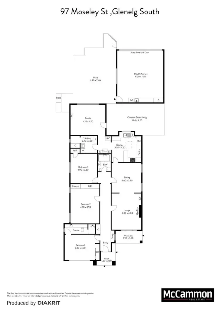Floorplan of Homely house listing, 97 Moseley Street, Glenelg South SA 5045