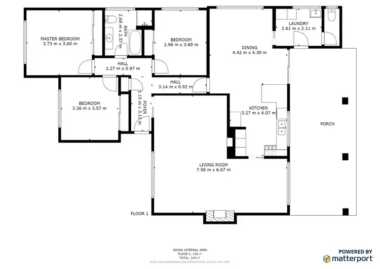 Floorplan of Homely house listing, 262 Sixth Street, Mildura VIC 3500