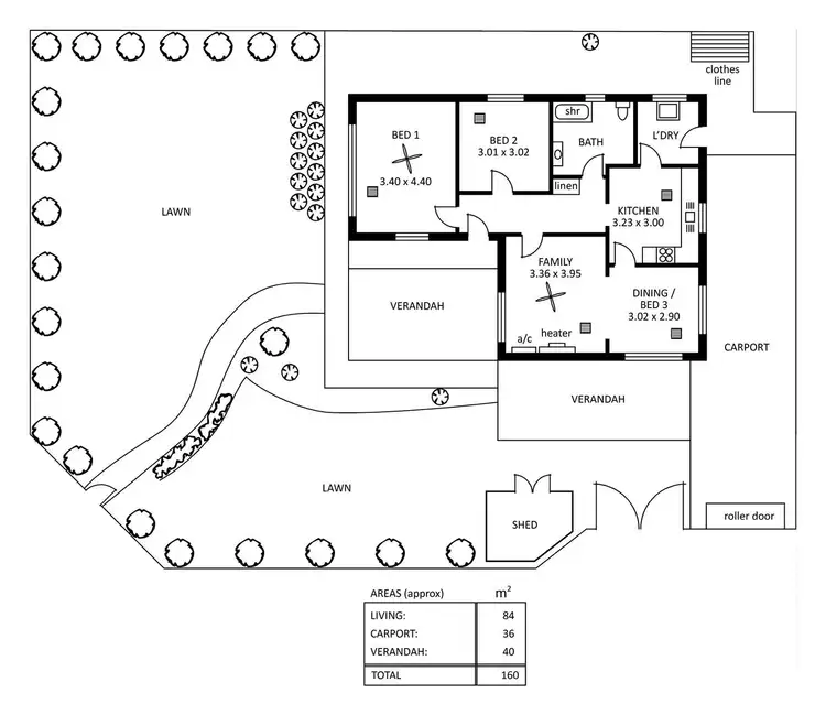 Floorplan of Homely house listing, 38 Hardy Street, Croydon Park SA 5008