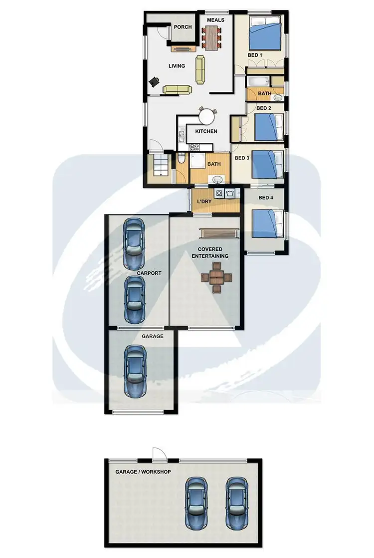Floorplan of Homely house listing, 101 Pembroke Street, Carina QLD 4152