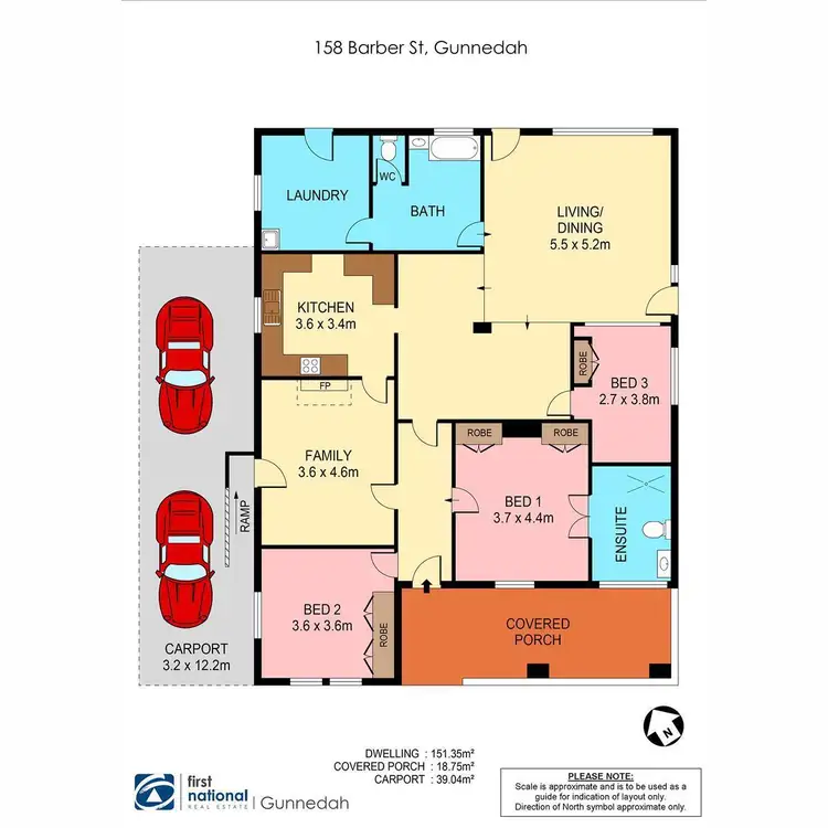 Floorplan of Homely house listing, 158 Barber Street, Gunnedah NSW 2380
