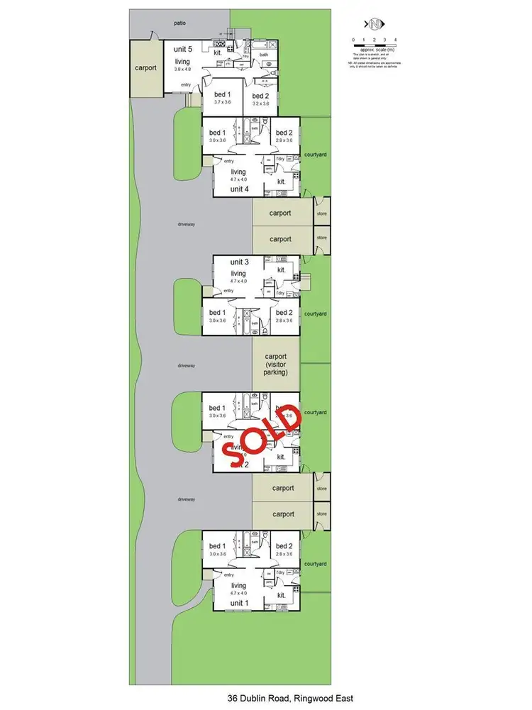 Floorplan of Homely unit listing, 36 Dublin Road, Ringwood East VIC 3135