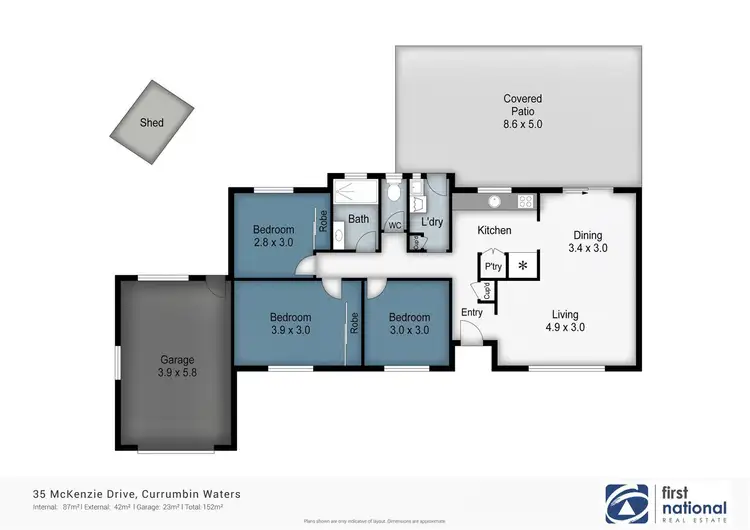 Floorplan of Homely house listing, 35 McKenzie Drive, Currumbin Waters QLD 4223