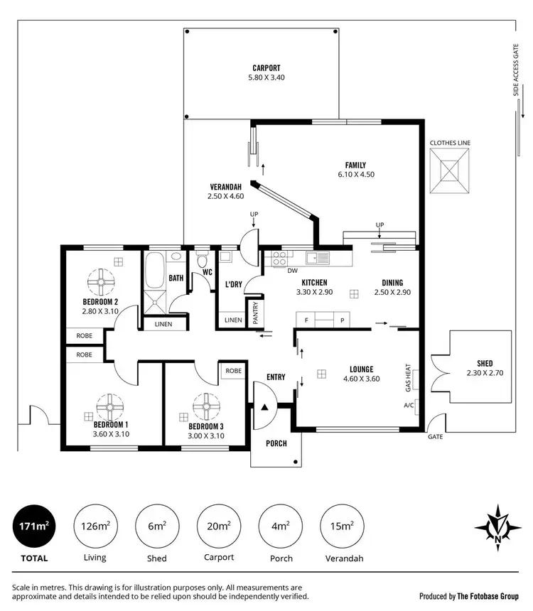 Floorplan of Homely house listing, 21 Fleming Avenue, Ridgehaven SA 5097
