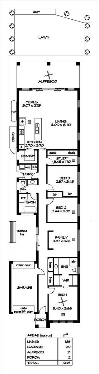 Floorplan of Homely house listing, 62A Wembley Avenue, Hectorville SA 5073