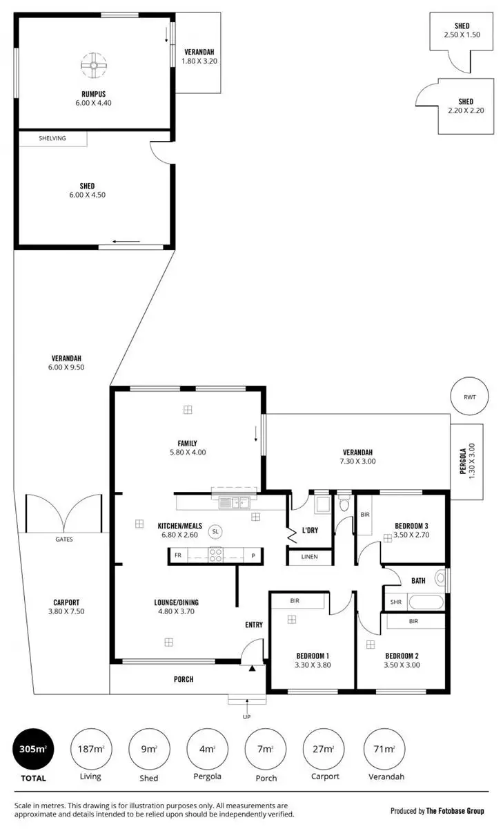 Floorplan of Homely house listing, 40 Heather Drive, Para Vista SA 5093