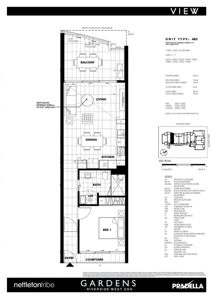 Floorplan of Homely apartment listing, 10203/30 Duncan Street, West End QLD 4101
