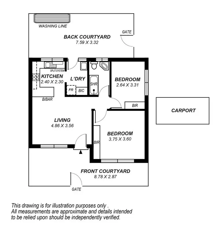 Floorplan of Homely house listing, 3/7-9 Glenburnie Street, Seaton SA 5023