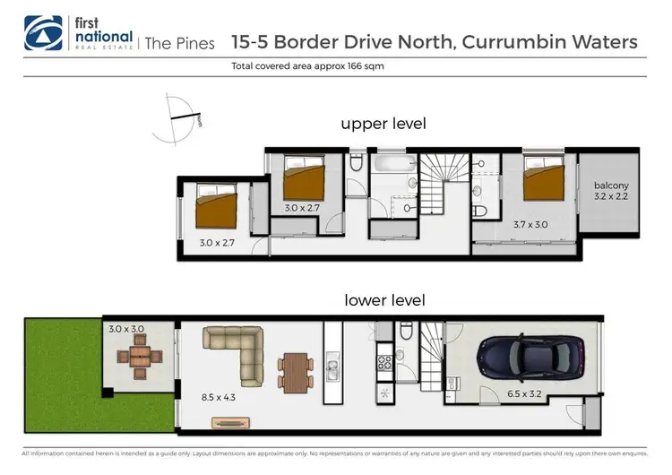 Floorplan of Homely townhouse listing, 15/5 Border Drive North, Currumbin Waters QLD 4223