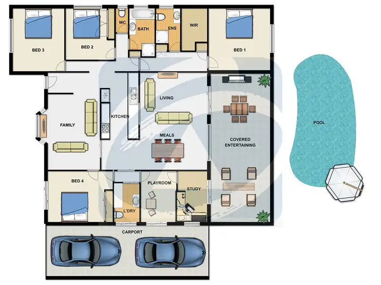 Floorplan of Homely house listing, 16 Cobalt Drive, Bethania QLD 4205