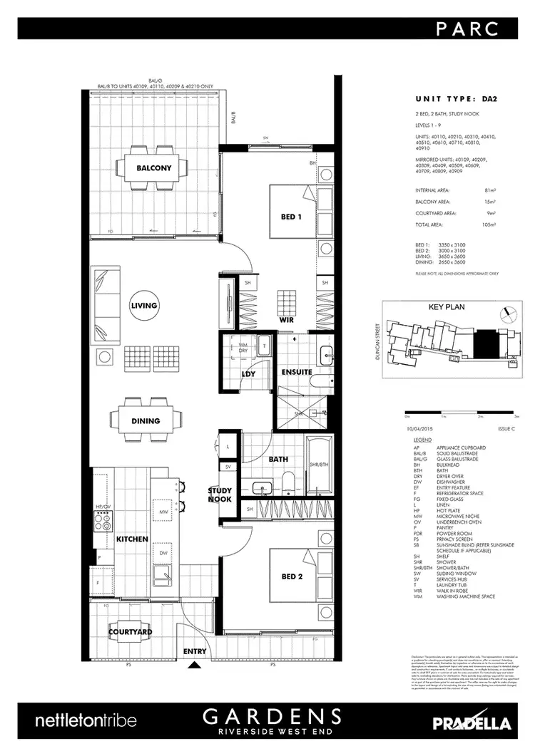 Floorplan of Homely apartment listing, 40509/50 Duncan Street, West End QLD 4101