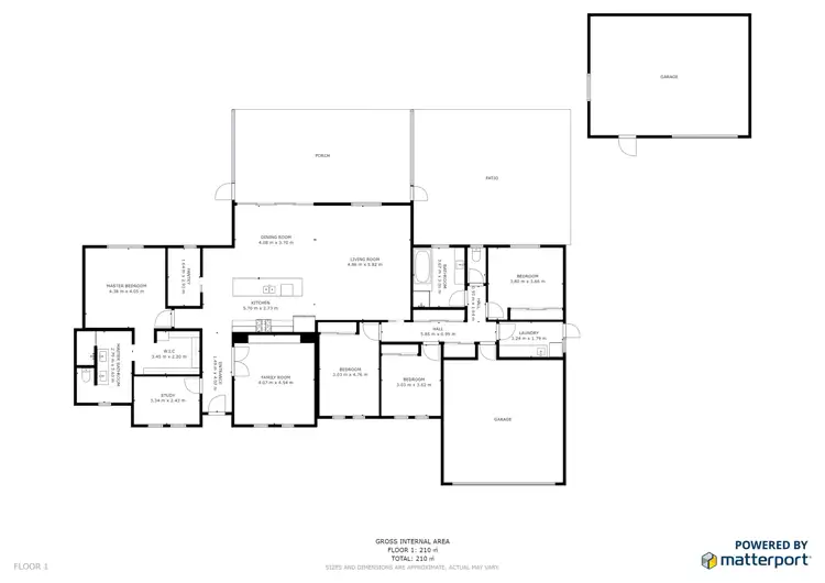 Floorplan of Homely house listing, 3 Ysonde Avenue, Irymple VIC 3498