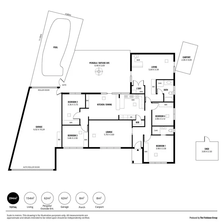 Floorplan of Homely house listing, 2 Alister Street, Highbury SA 5089