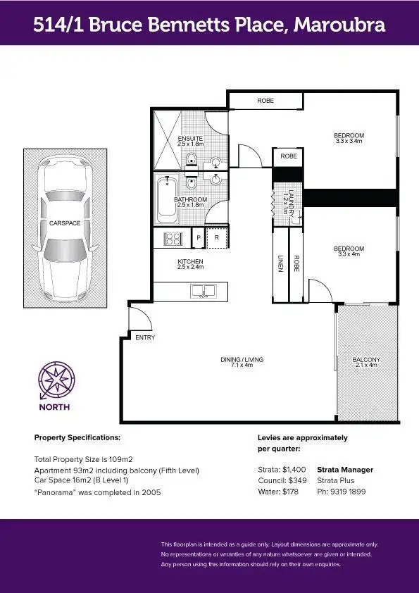 Floorplan of Homely apartment listing, 49/16-22 Burwood Road, Burwood NSW 2134