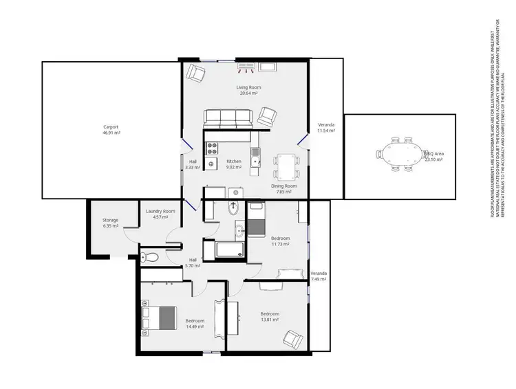 Floorplan of Homely house listing, 24 Jamieson Street, Myrtleford VIC 3737