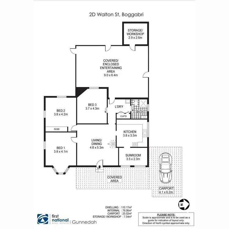 Floorplan of Homely house listing, 2D Walton Street, Boggabri NSW 2382