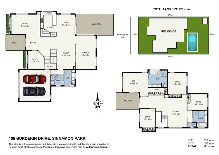 Floorplan of Homely house listing, 108 Burdekin Drive, Sinnamon Park QLD 4073