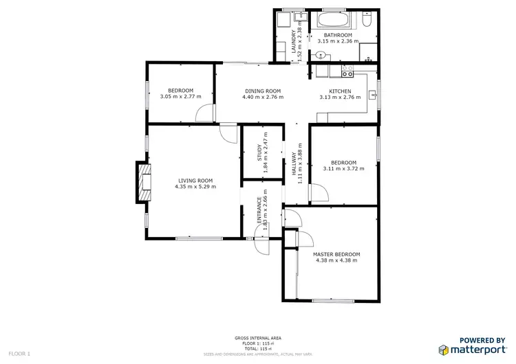 Floorplan of Homely house listing, 8 O'Bryan Street, Merbein VIC 3505