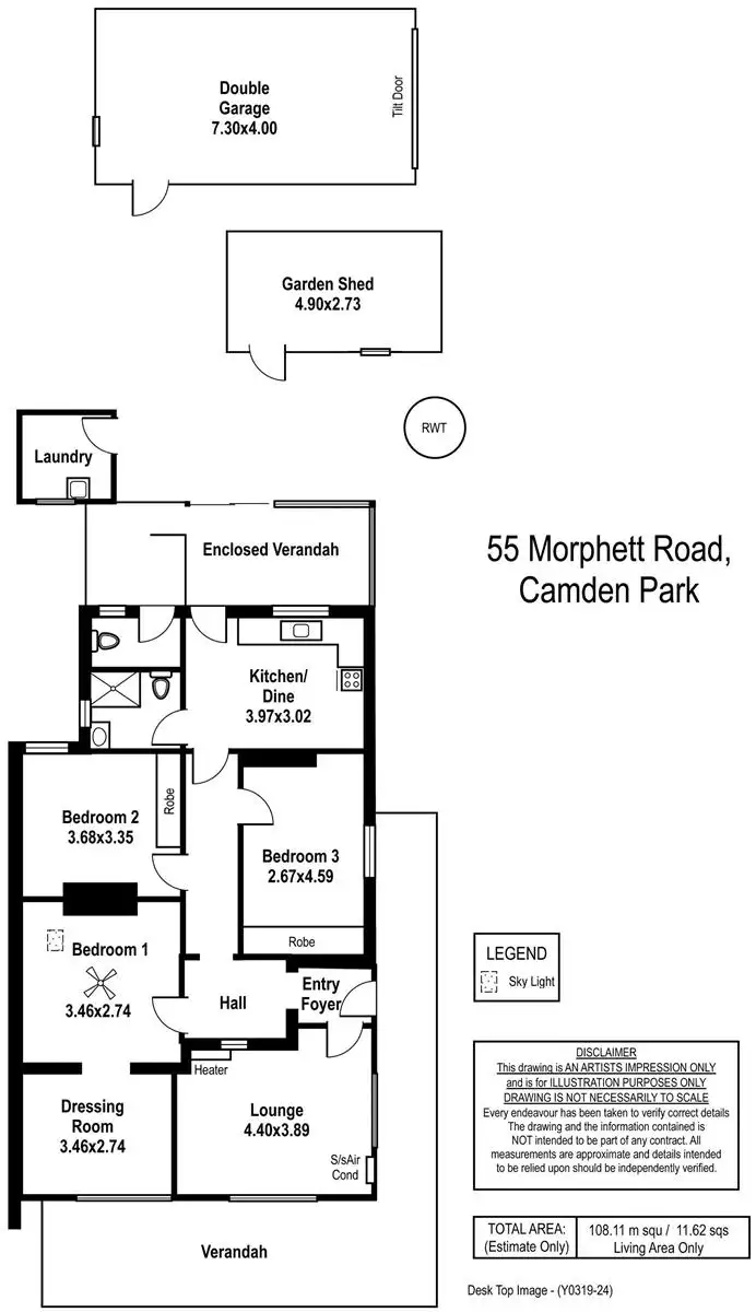 Floorplan of Homely house listing, 55 Morphett Road, Camden Park SA 5038