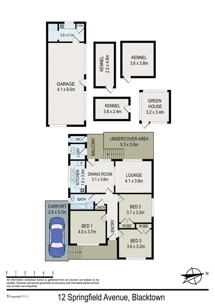 Floorplan of Homely house listing, 12 Springfield Avenue, Blacktown NSW 2148