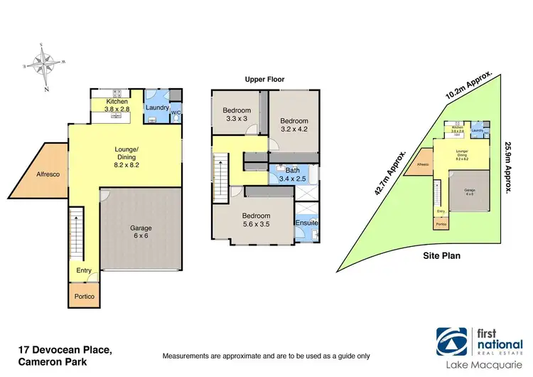 Floorplan of Homely house listing, 17 Devocean Place, Cameron Park NSW 2285