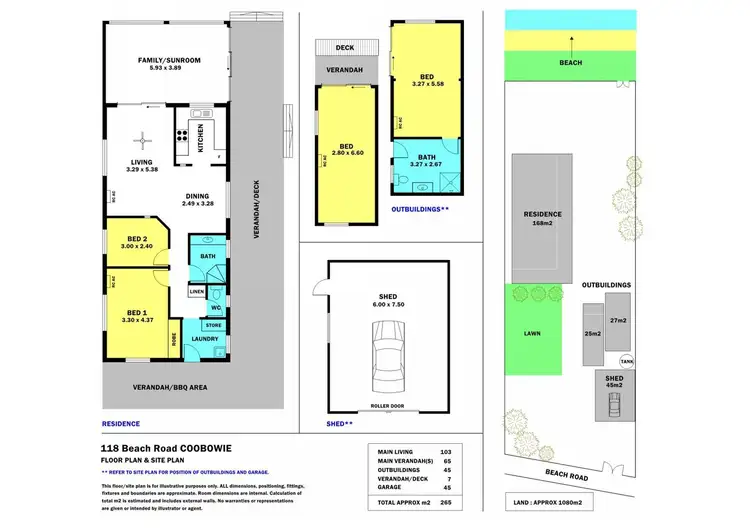 Floorplan of Homely house listing, 118 Beach Road, Coobowie SA 5583