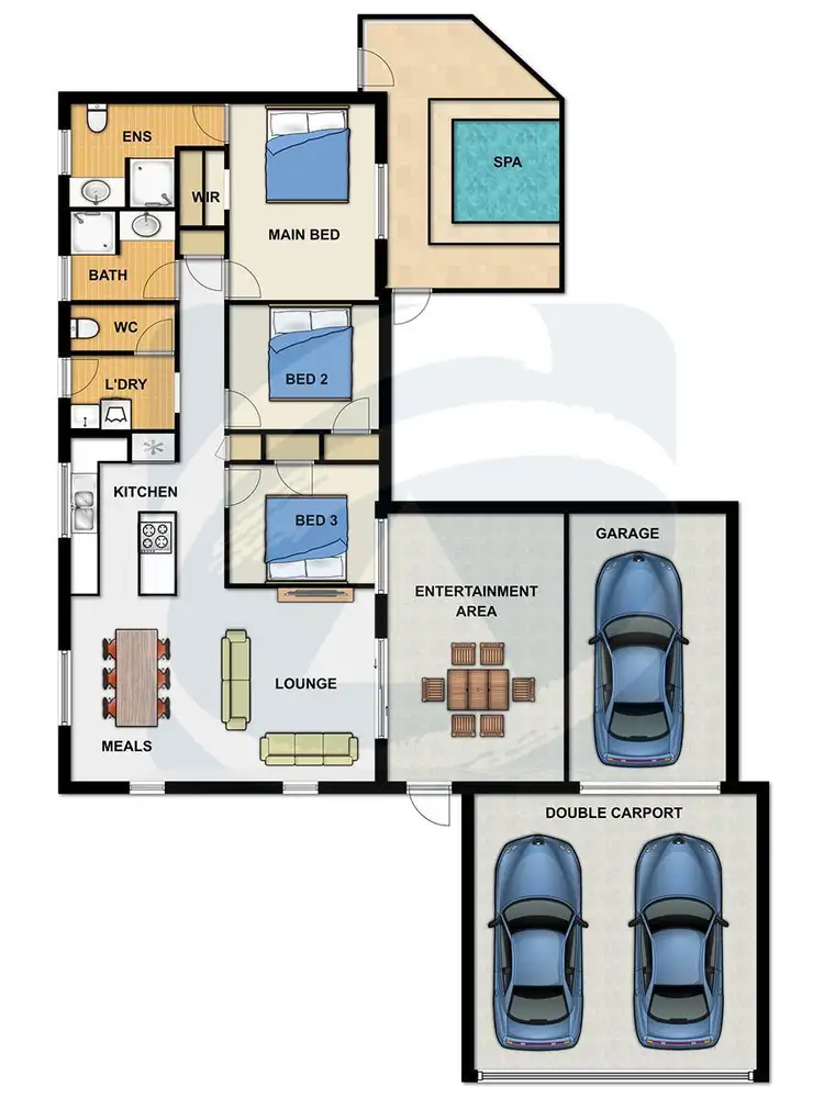 Floorplan of Homely house listing, 15 Marlane Court, Springwood QLD 4127