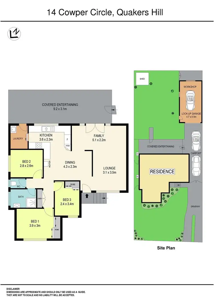 Floorplan of Homely house listing, 14 Cowper Circle, Quakers Hill NSW 2763