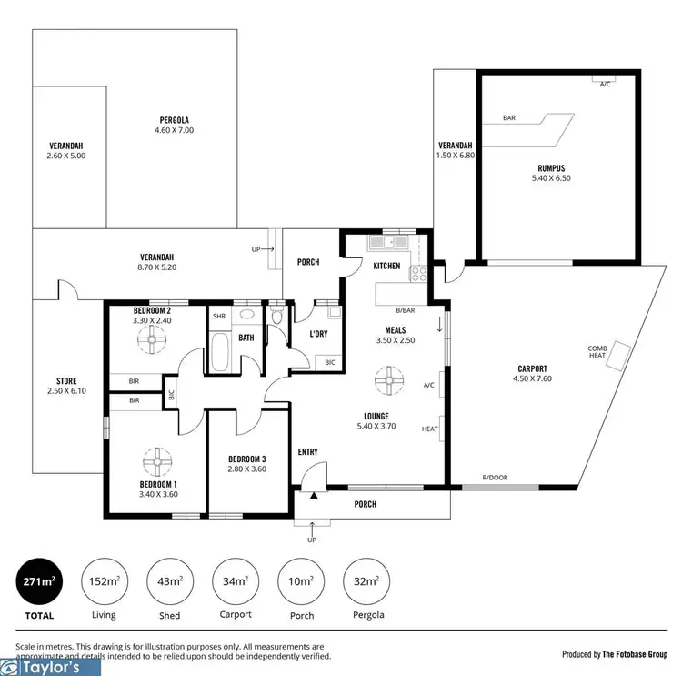 Floorplan of Homely house listing, 13 Dukas Drive, Ingle Farm SA 5098