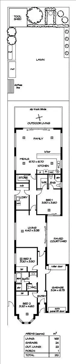 Floorplan of Homely house listing, 44A Birdwood Street, Mitcham SA 5062