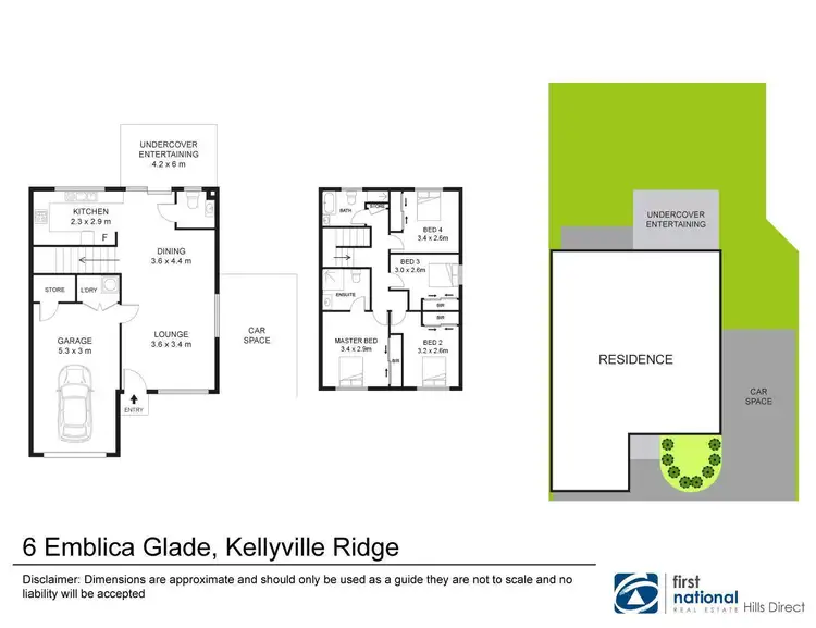 Floorplan of Homely house listing, 6 Emblica (visit Waite St For Access) Glade, Kellyville Ridge NSW 2155