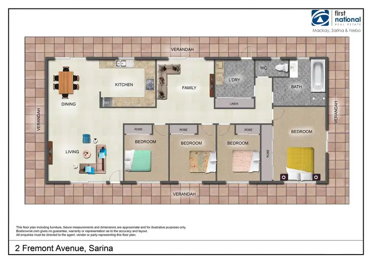 Floorplan of Homely house listing, 2 Fremont Avenue, Sarina QLD 4737