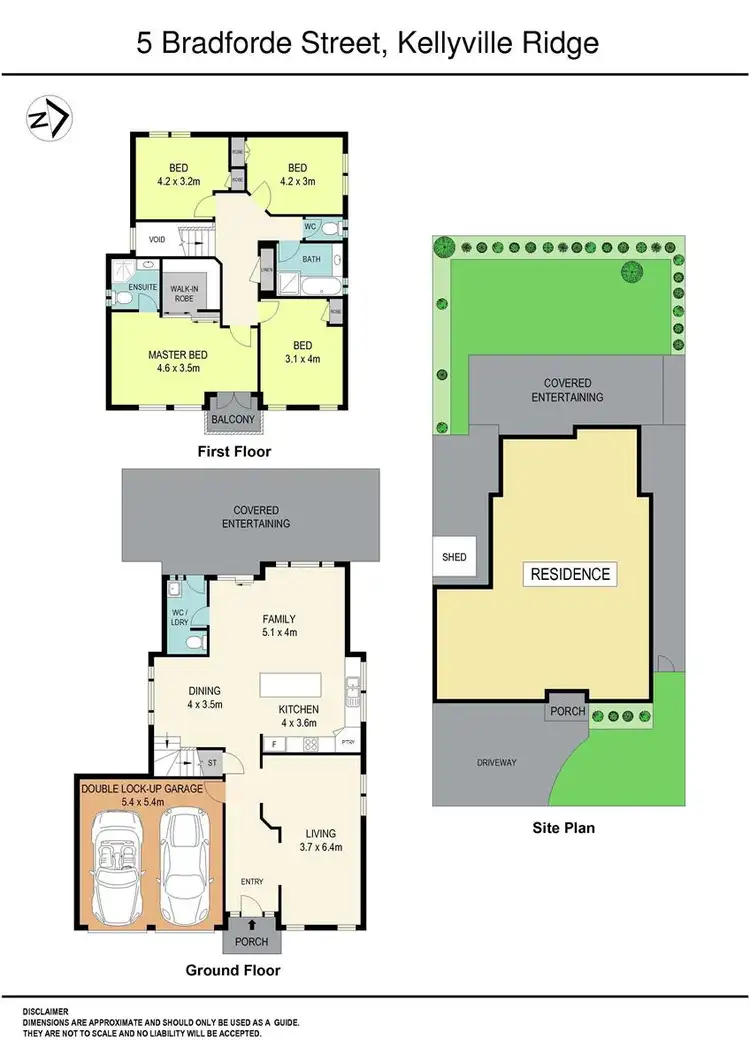Floorplan of Homely house listing, 5 Bradforde Street, Kellyville Ridge NSW 2155